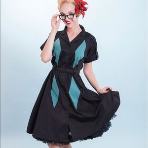 Tatyana Retro Diner Dress - Handmade 1950s Style
